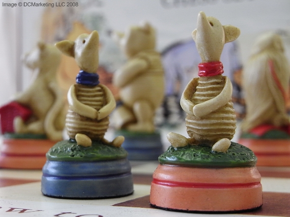 Winnie the Pooh Hand Decorated Theme Chess Set
